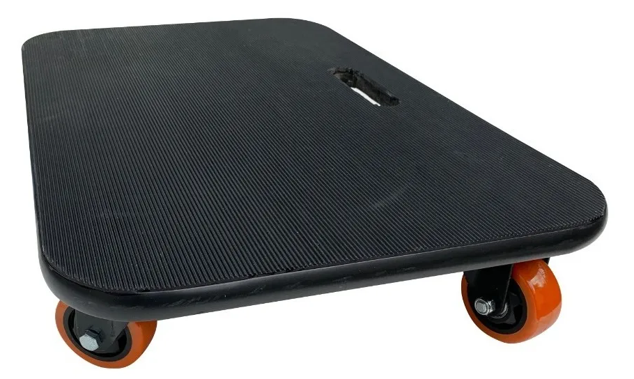 Plataforma de madera triplay de 19 mm con superficie antiderrapante de goma, orificio para transporte y cuatro ruedas giratorias de 3 pulgadas de poliuretano, ideal para cargar y transportar objetos pesados como muebles, electrodomésticos, cajas y más. Plataforma de madera triplay de 19 mm con superficie antiderrapante de goma, orificio para transporte y cuatro ruedas giratorias de 3 pulgadas de poliuretano, ideal para cargar y transportar objetos pesados como muebles, electrodomésticos, cajas y más.